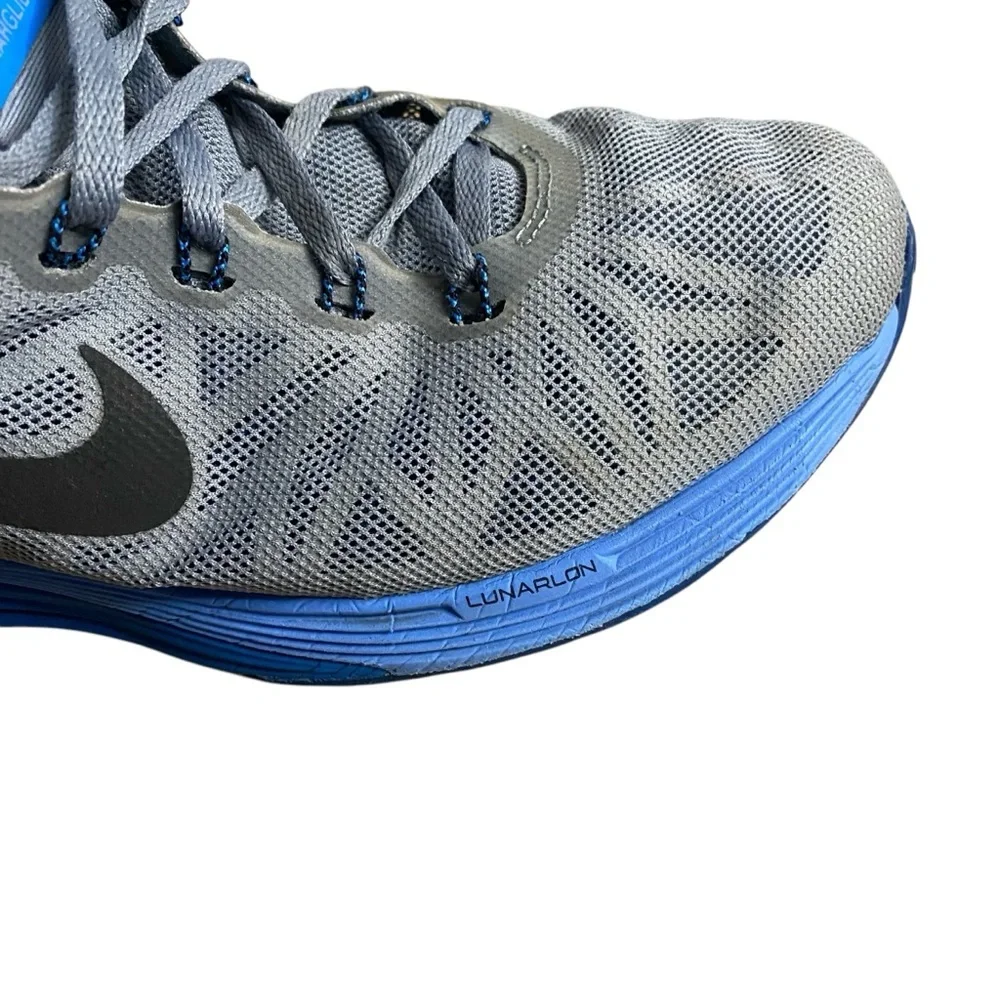 Nike Women’s Magenta Grey LunarGlide 6 Athletic Shoes - Picture 7 of 10